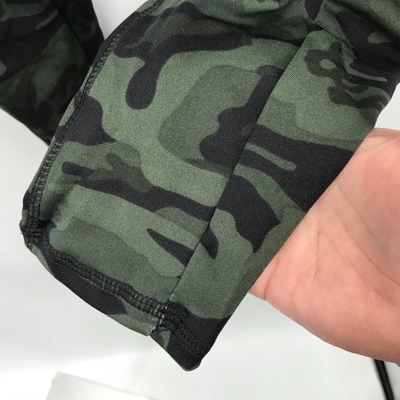 🆕Camouflage Cargo Jogger Leggings Pant w/Pockets comes with Sport Top - Picture 7 of 10